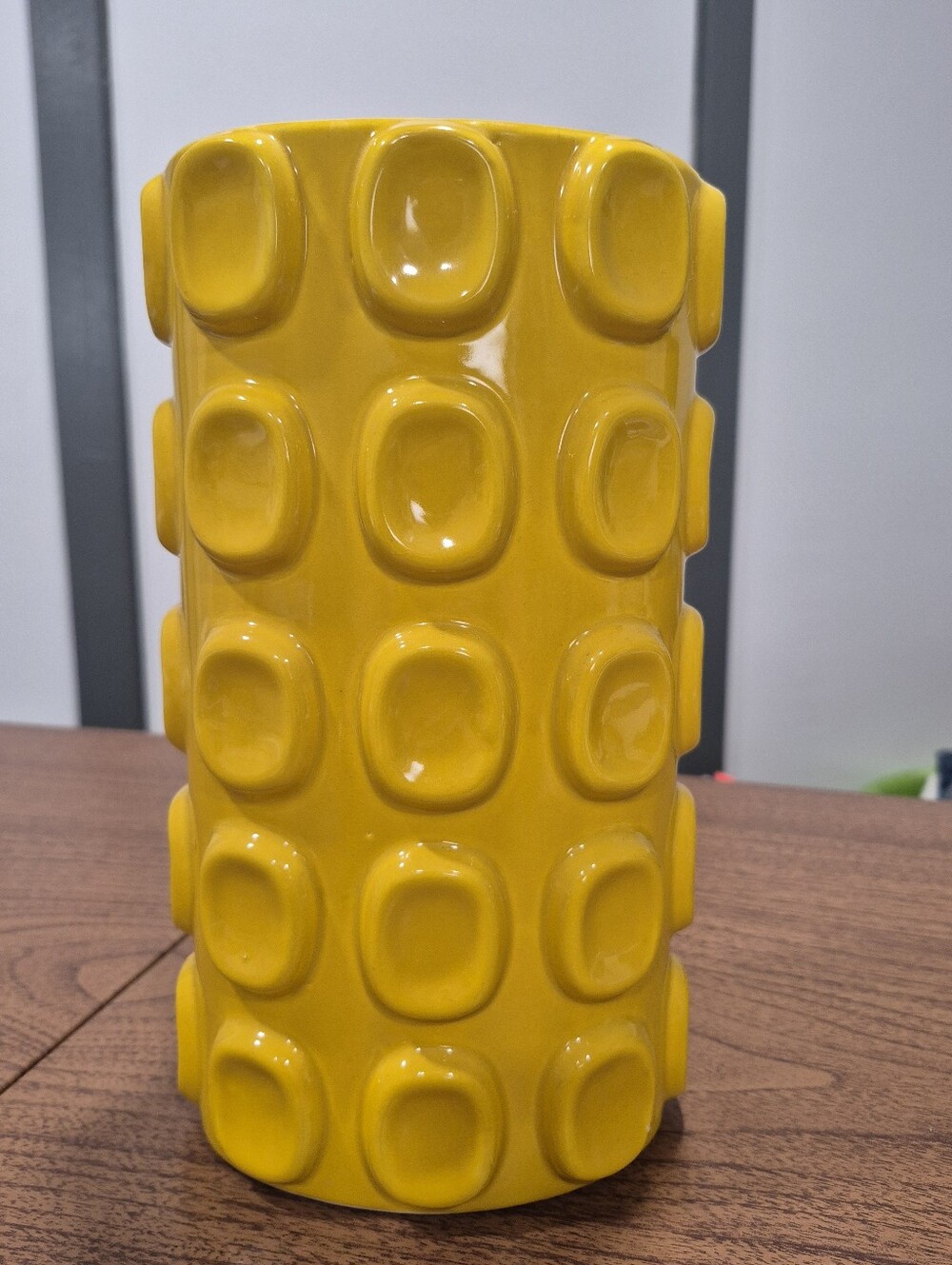 MCM Vibe Yellow Bubble Vase